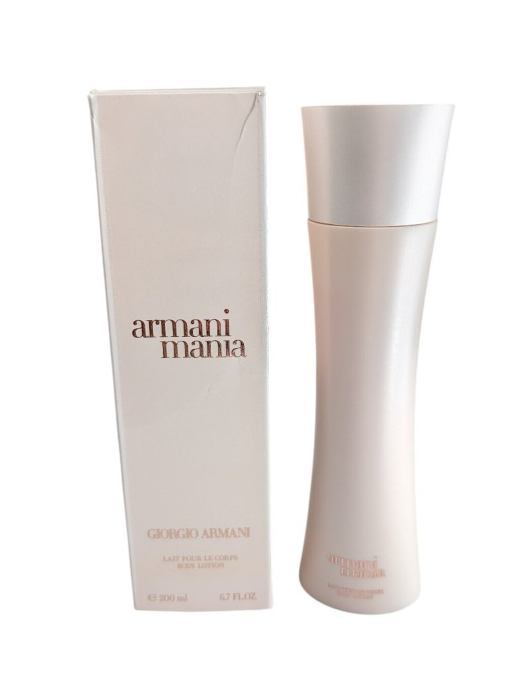 Armani Mania By Giorgio Armani 6.7oz/ 200 ml Body Lotion *Body Oil Consistency*
